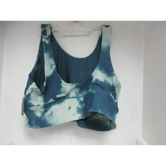 Adore Me Women's Irma Plus Lounge Bra Teal Tie-Dye Print Size 2X New - Picture 2 of 2